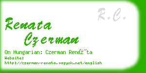 renata czerman business card